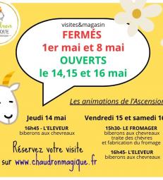 Jours fériés mai 2026